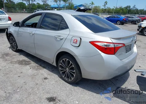 2014 Toyota Corolla S Plus z USA, uszkodzony, nr VIN 5YFBURHE9EP130826